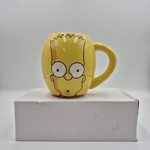 Bart Simpson Mug, Large Yellow (Don’t Have A Cow Man)